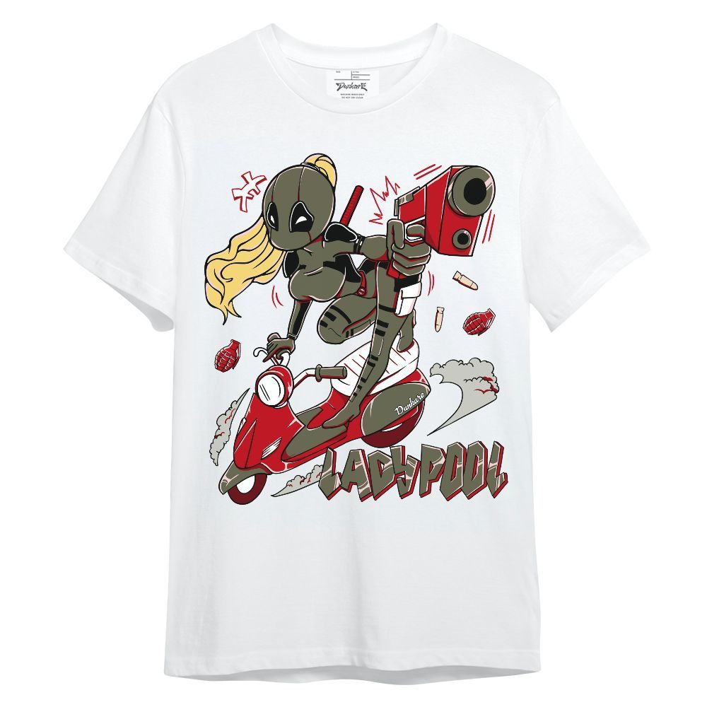 Shirt To Match Travis Scott Low OG Medium Olive 1s - Lady Pool Cartoon Unisex Shirt