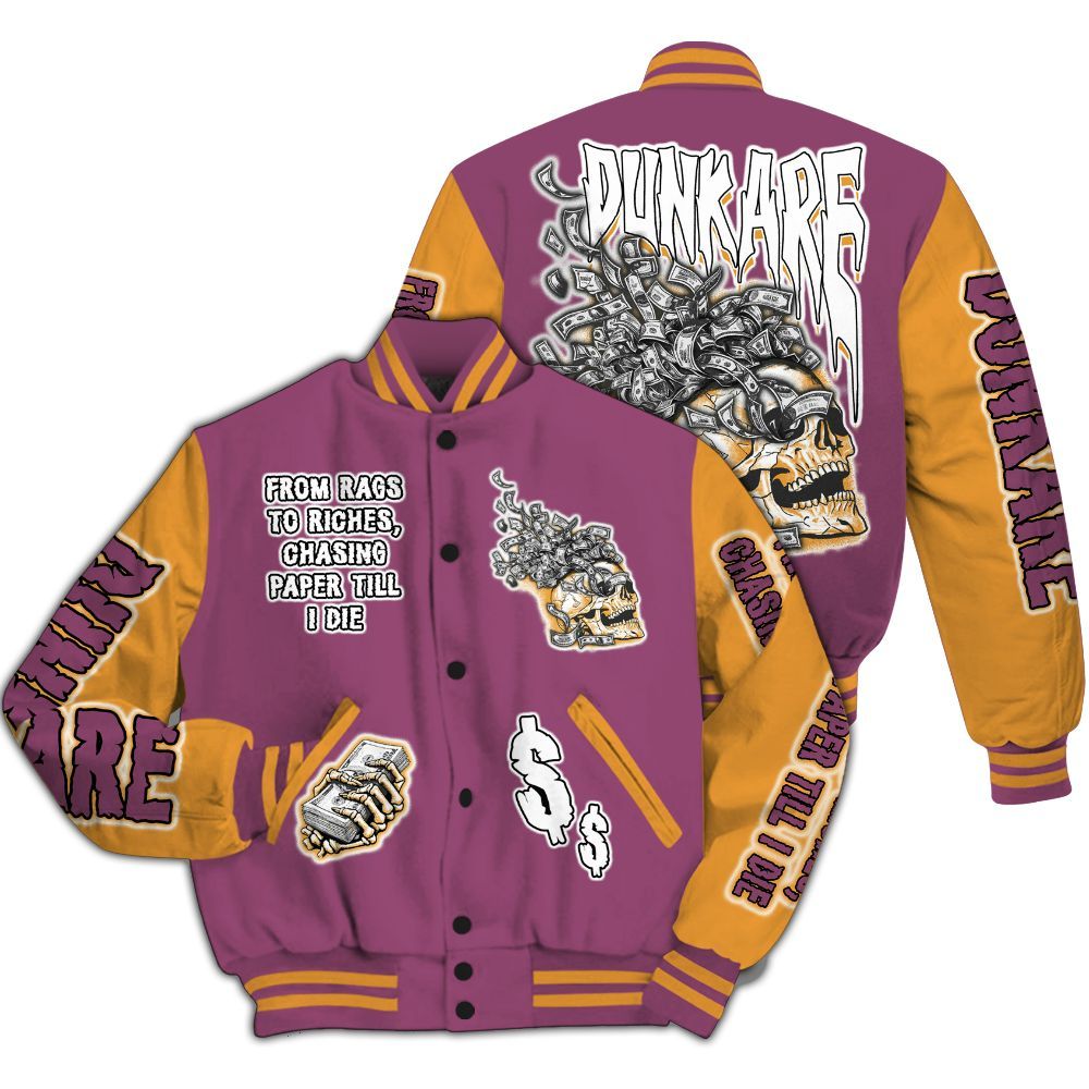 Varsity Jacket To Match High OG Brotherhood 1s - From Rags To Riches All Over Print