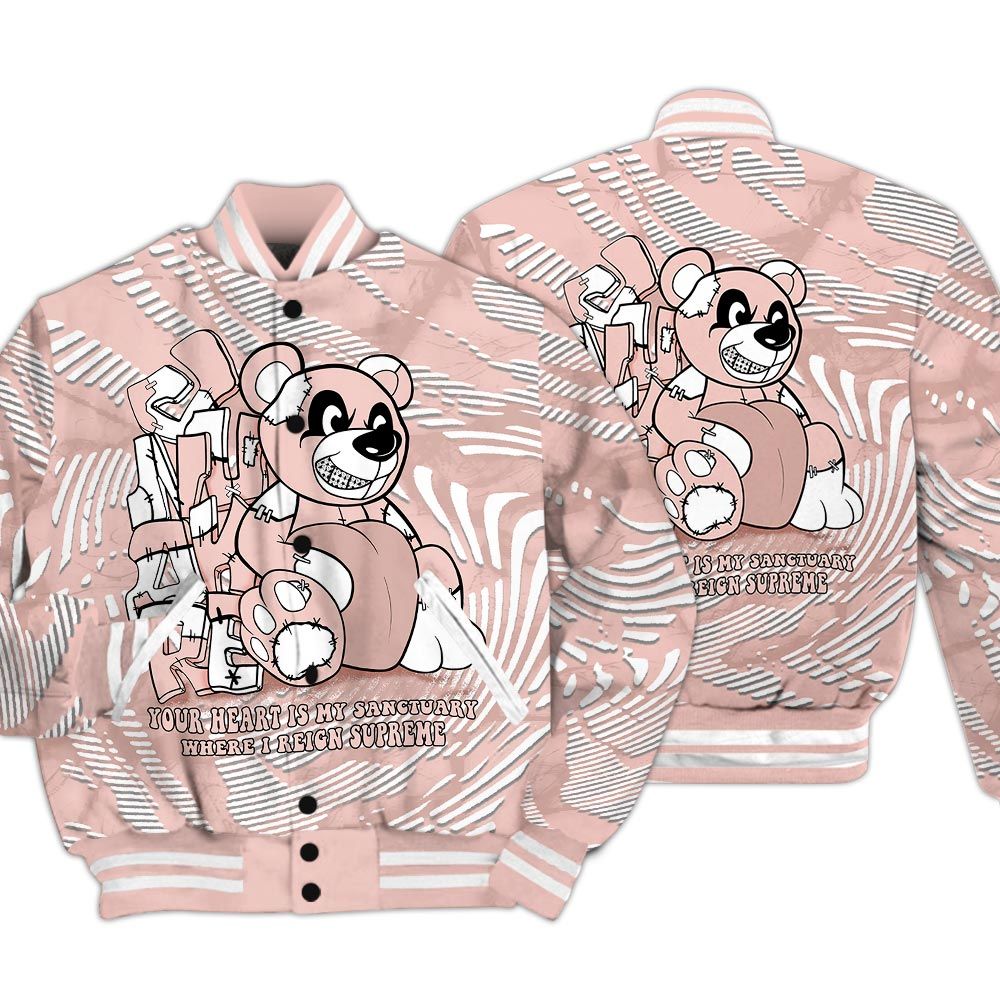 Varsity Jacket To Match Low Legend Pink 11s - Possession Bear Fume Varsity Jacket Unisex
