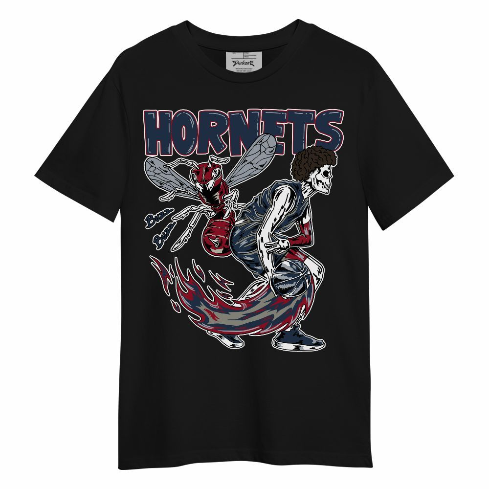 Shirt To Match Navy Blue 2024 6s - Hornet Skeleton Unisex Shirt