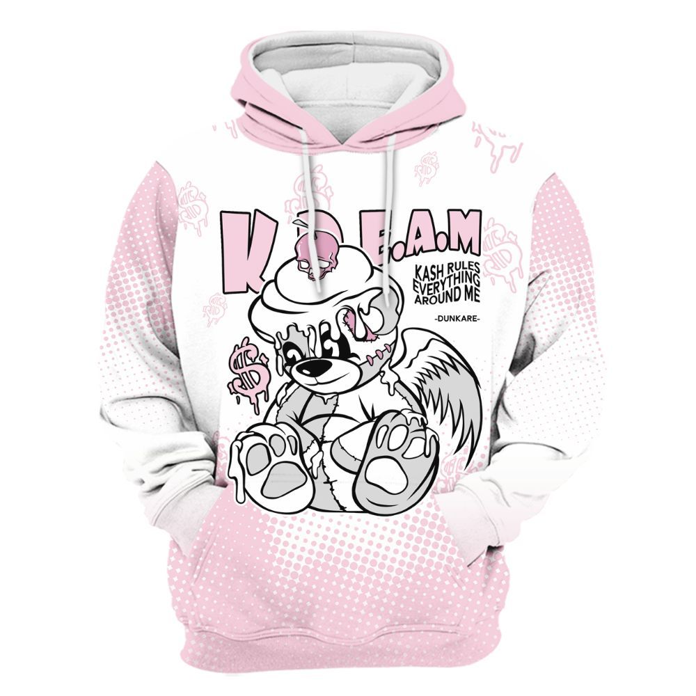 Hoodie To Match Orchid 4s - Loot Bear Unique Drip All Over Print