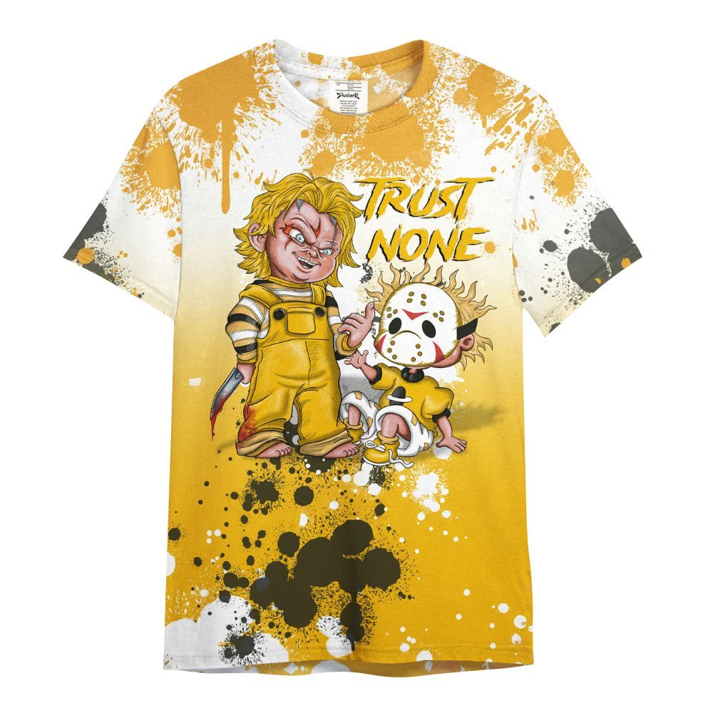Shirt To Match Del Sol 13s - Trust No One Scary All Over Print