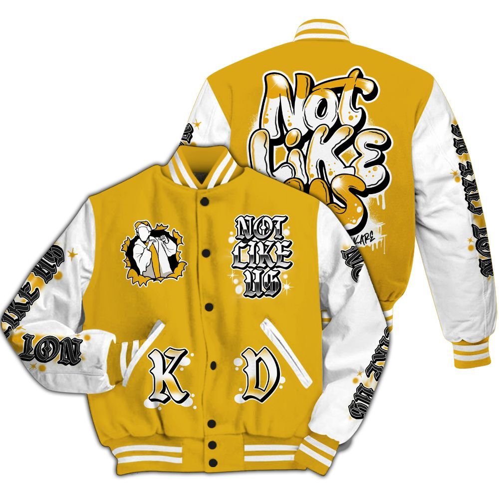 Varsity Jacket To Match Vivid Sulfur 4s - None Like Us Graphic All Over Print