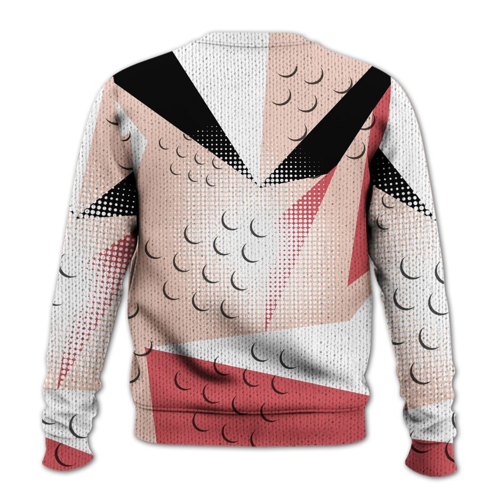 Sweater To Match Washed Coral 2s Shirt, Poly Custom Name Number 23 5s Graphic