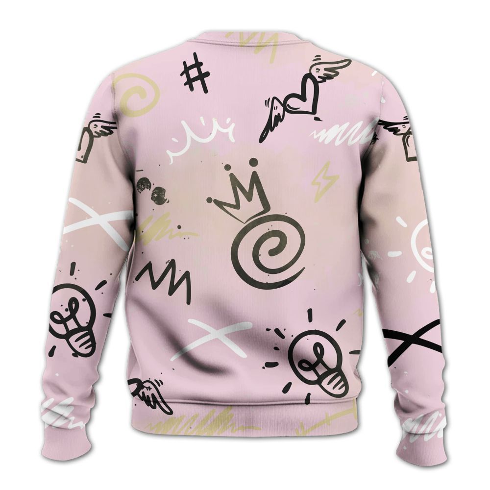 Sweatshirt To Match Denim Iced Carmine 4s - Drip Been Di2ferent All Over Print