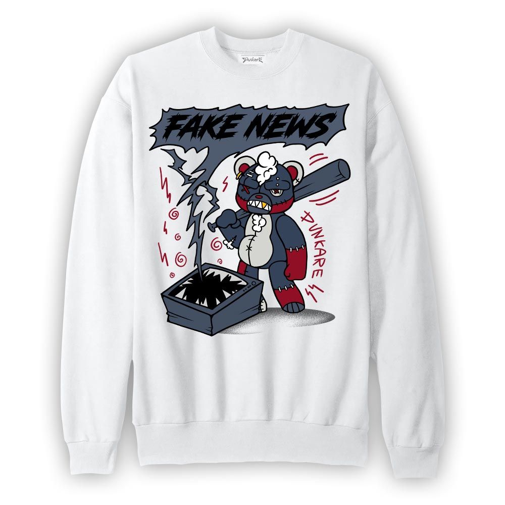 Sweatshirt To match Retro Olympic 6s Sweatshirt - False News Hugz Graphic