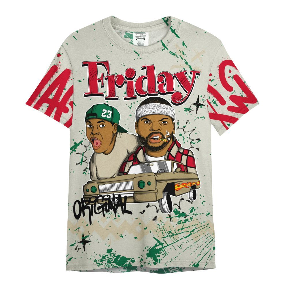 Shirt To Match El Grito 5s - Friday Sneaker Crayon All Over Print