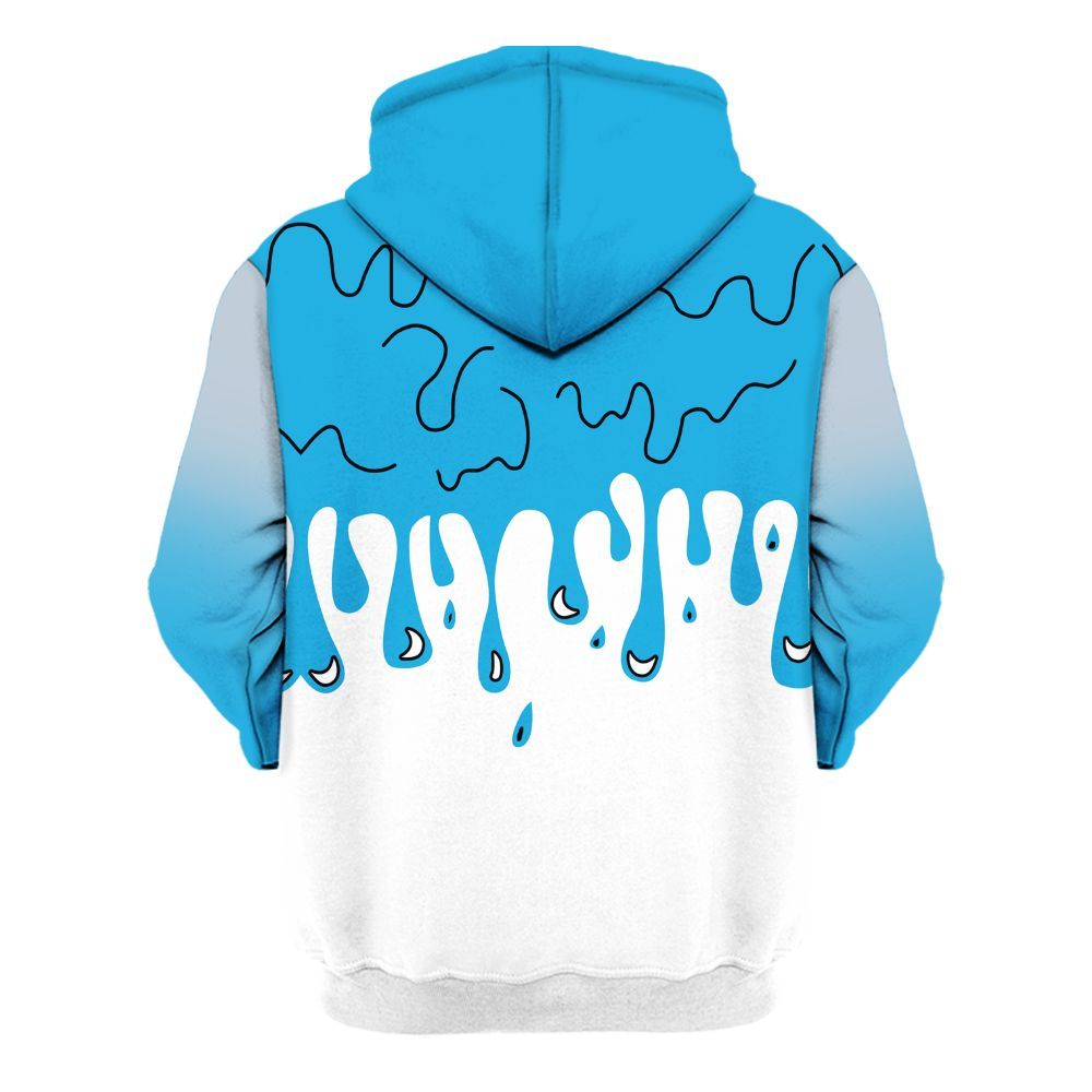 Hoodie To Match University Blue Low 2026 11s - Loser Lover Dripping All Over Print
