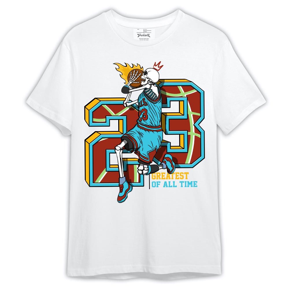 Shirt To Match SB Dunk Di'Orr Greenwood - 23 Greatest Skeleton Shirt Outfit