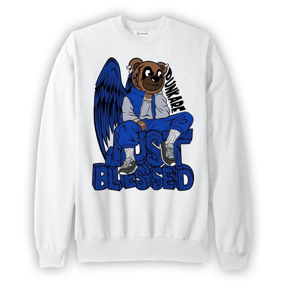 Sweatshirt To match Air Foamposite One Royal Sweatshirt - Blessing Bear Graphic