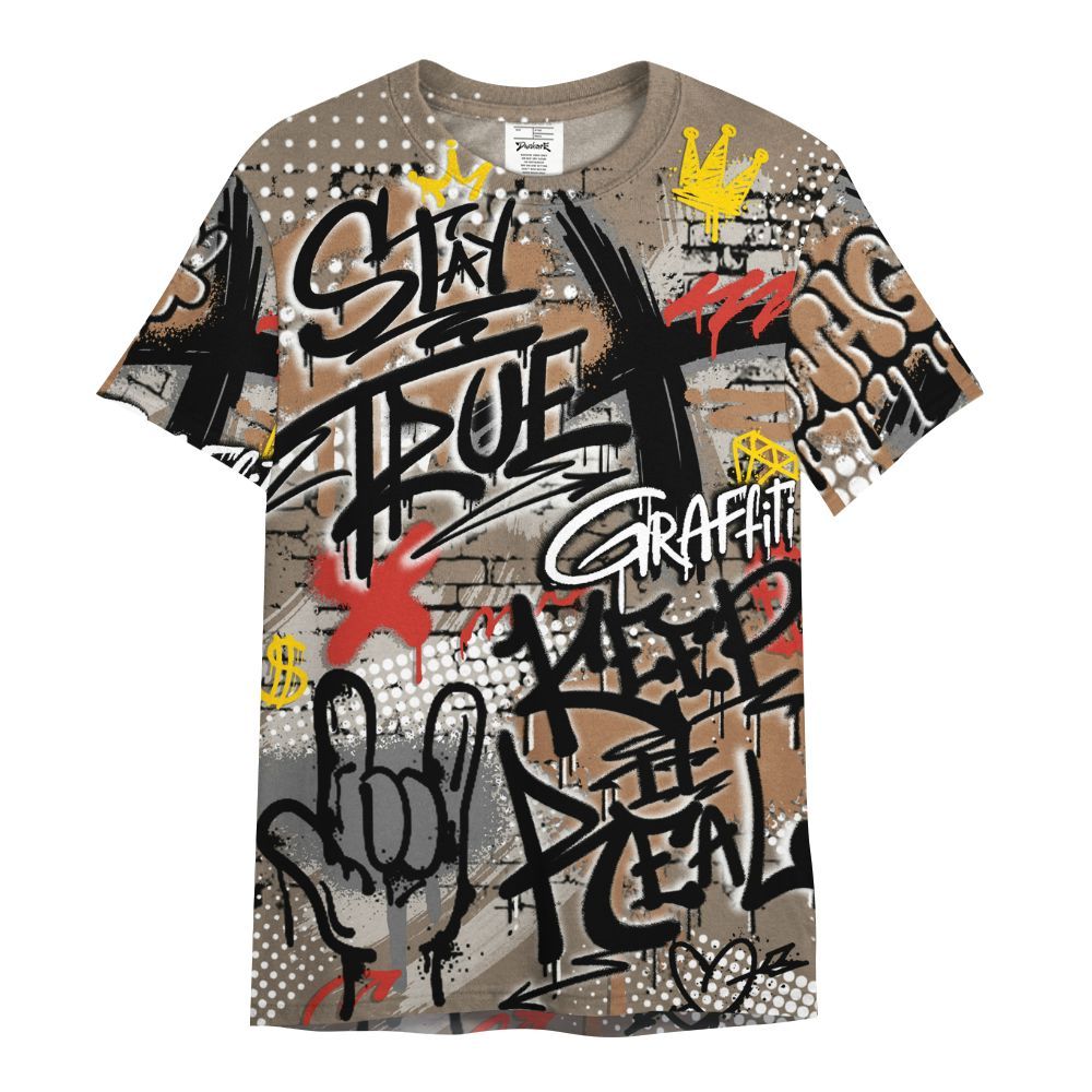 Shirt To Match Air Max Rocky Distressed - True It Real Graffiti Streetwear All Over Print