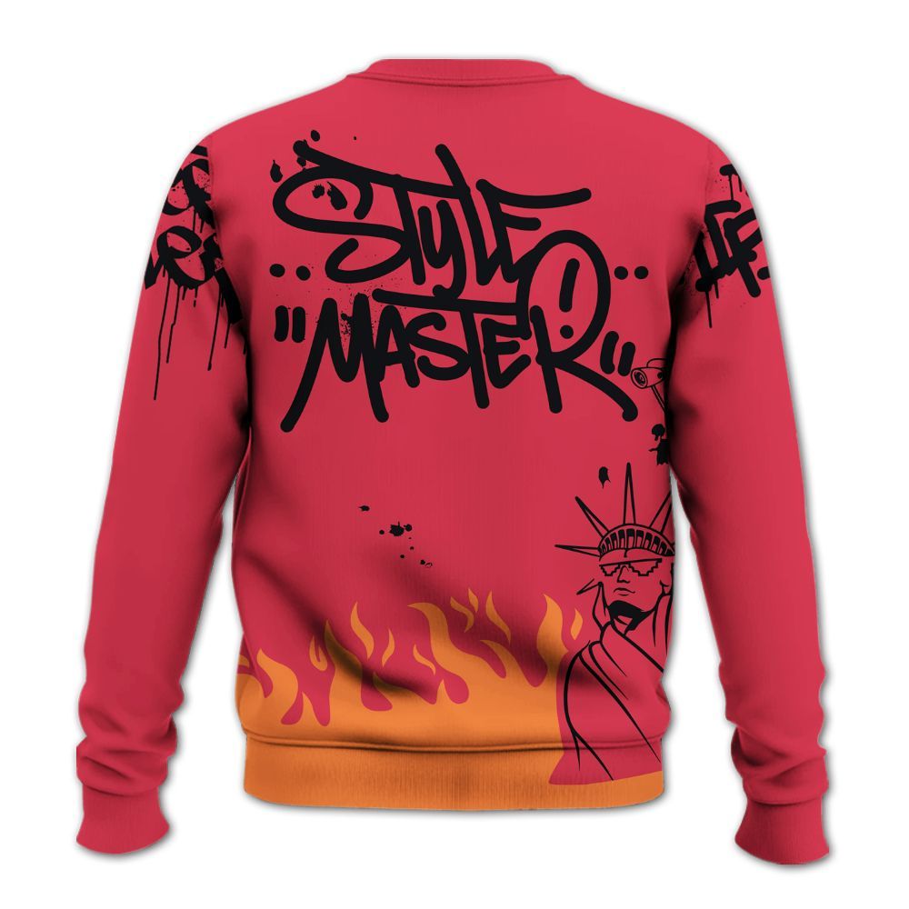 Sweatshirt To Match Air Max Portal Bright Ceramic - Graphic Fck Around Find Out All Over Print