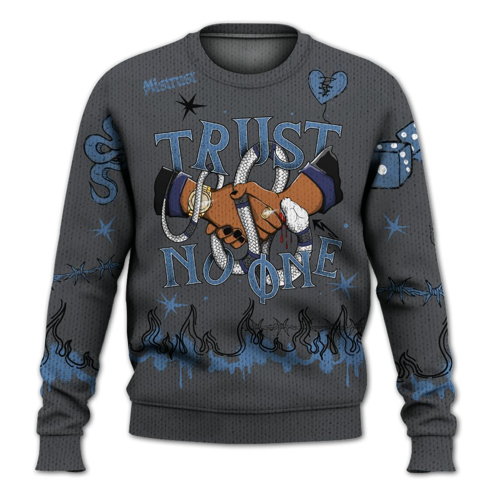 Knitted Sweater To Match Air Max 95 Stash - Trust No One Snake-Bite Doodle Crayon