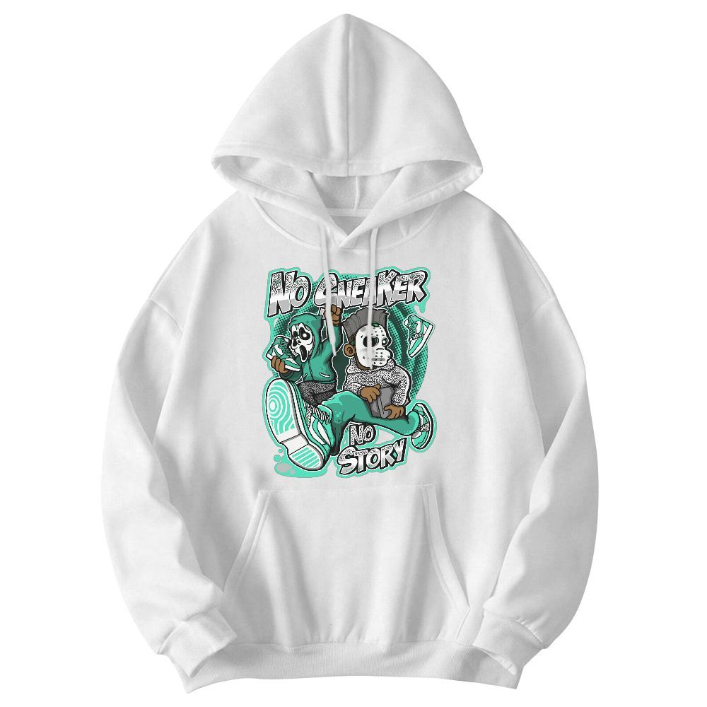 Sweatshirt To Match Black Green Glow 3s - Sneakers Make Story Graphic Graphic