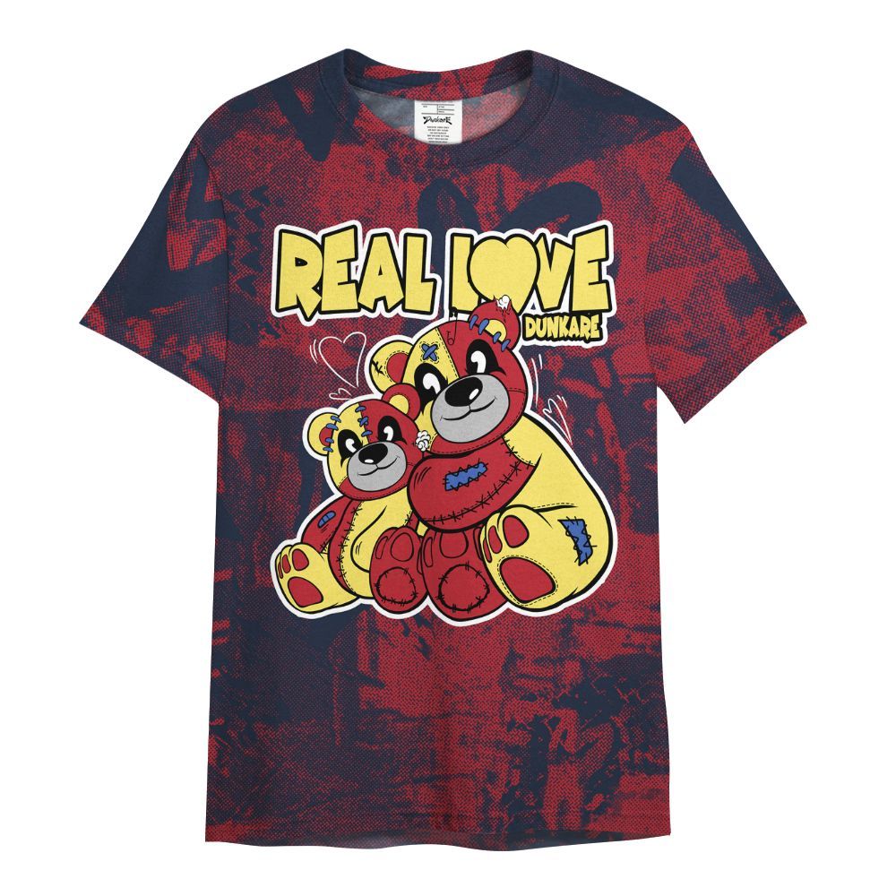 Shirt To Match Dunk Low COJP What The 2024 - Sincere Fondness Bear All Over Print