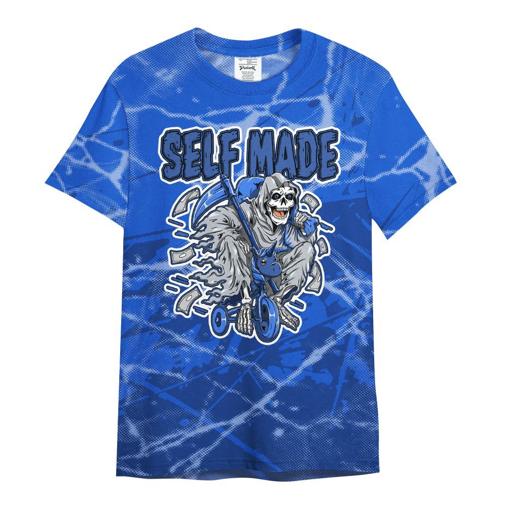 Shirt To Match Air Foamposite One Royal - Self Make Skeleton Profound All Over Print