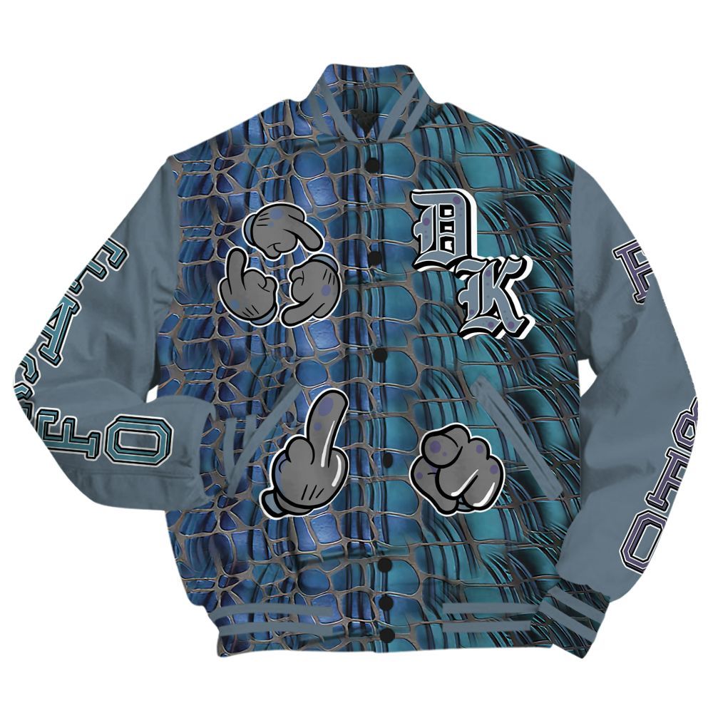 Varsity Jacket To Match Air Foamposite Kazuya Mishima - F Around Find Out Graphic All Over Print