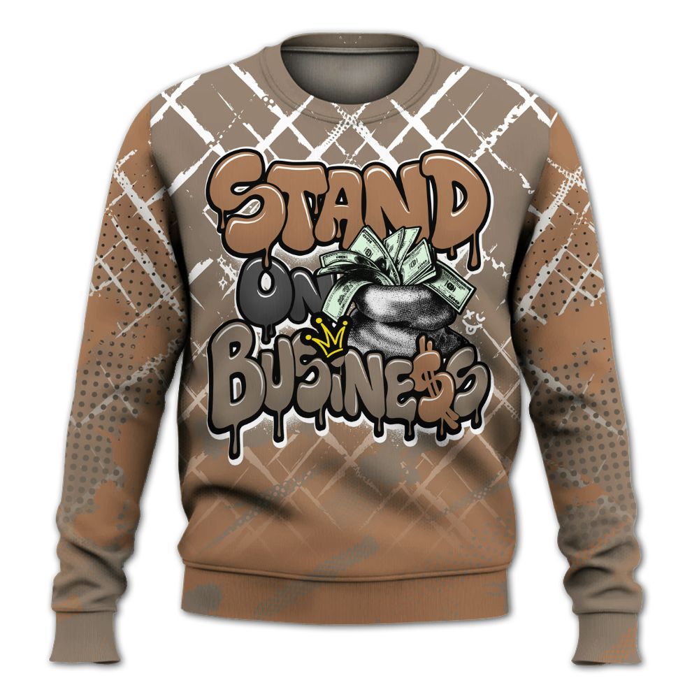 Sweatshirt To Match Air Max Rocky Distressed - Halftone Stand Business Dripping All Over Print