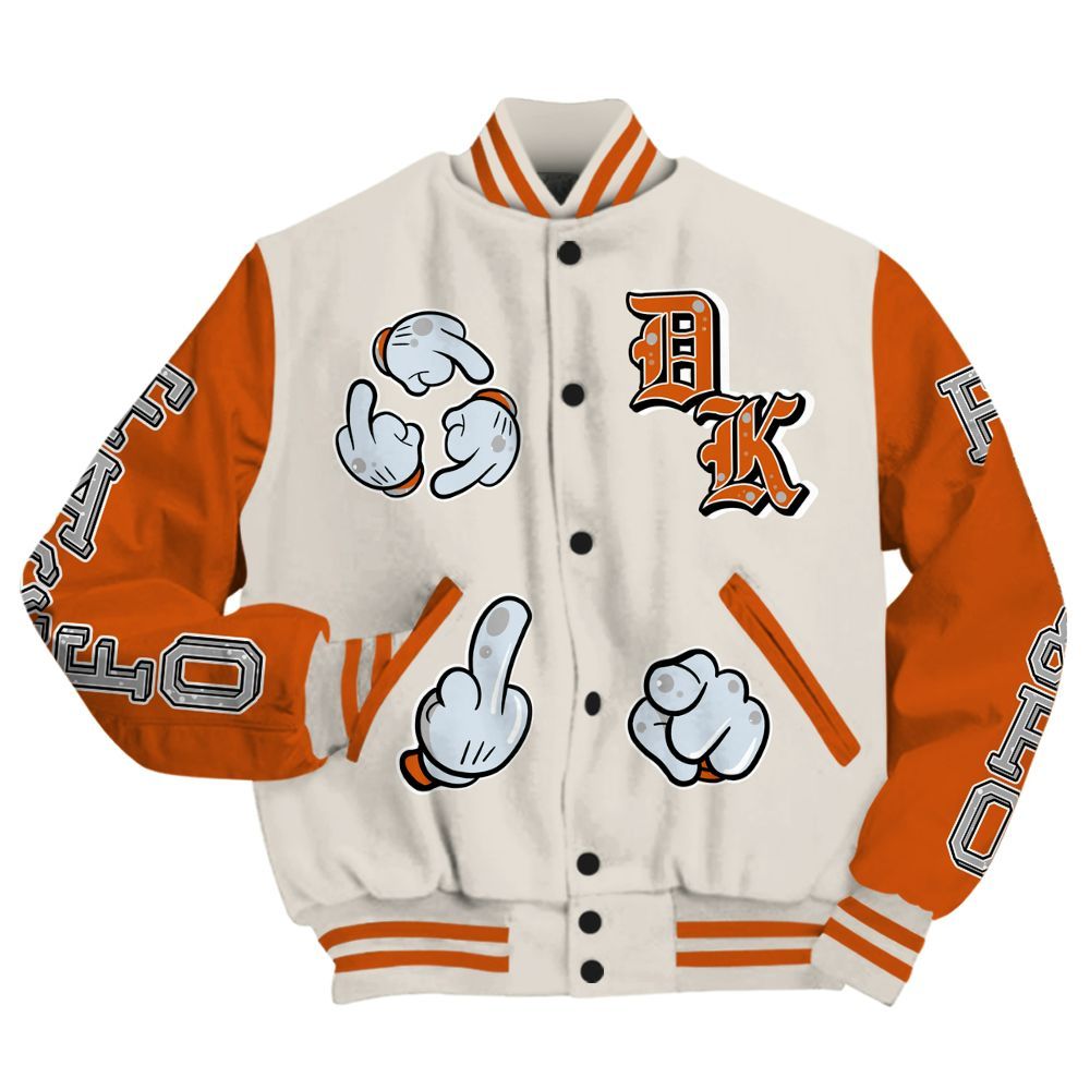 Varsity Jacket To Match SE Craft 5s - F Around Find Out Graphic All Over Print
