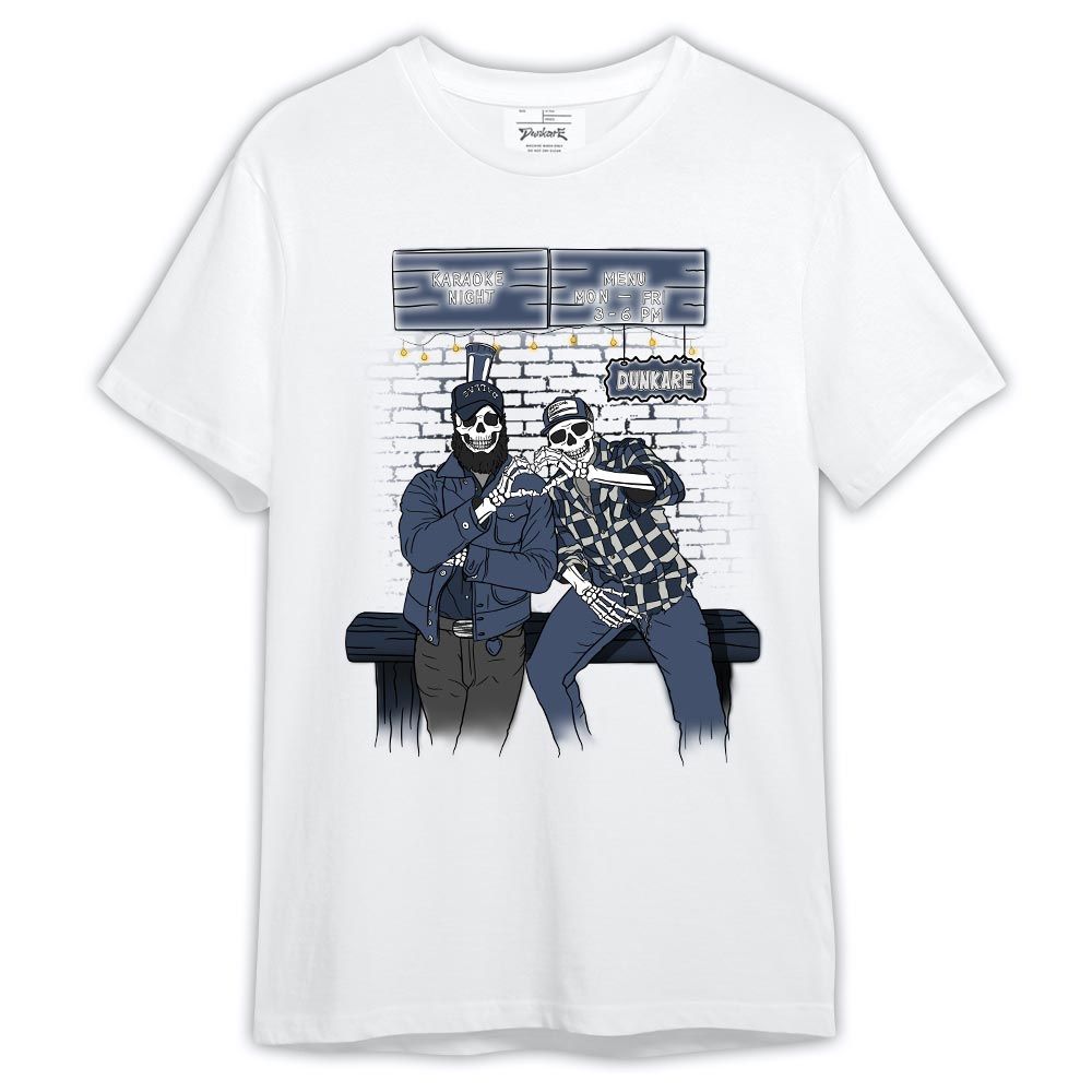 Shirt To Match Low Diffused Blue 11s - Skeleton Help Friendship Shirt Outfit