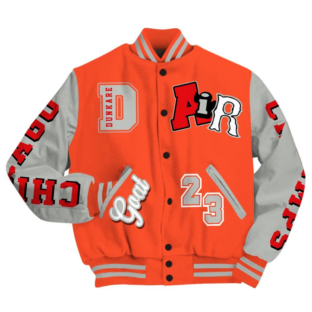 Varsity Jacket To Match Air Max 1 86 Cosmic Clay - AIR Number 23 GOAT All Over Print