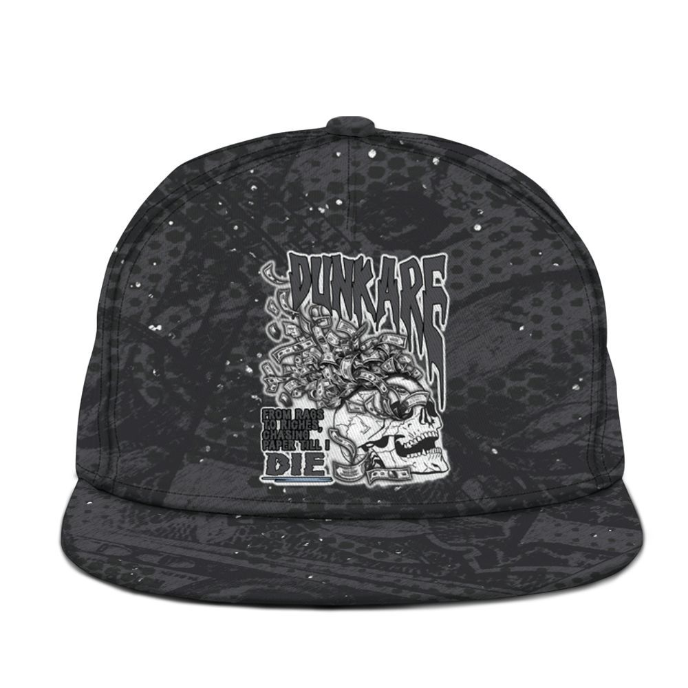 Snapback To Match Reverse Black White 6s - From Rags To Riches Graphic