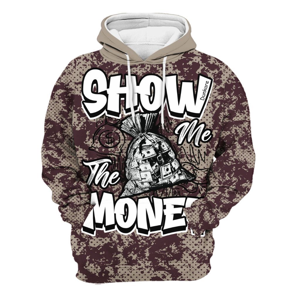 Hoodie To Match AMM Retro Phantom 4s - Show Me The Money Retro All Over Print