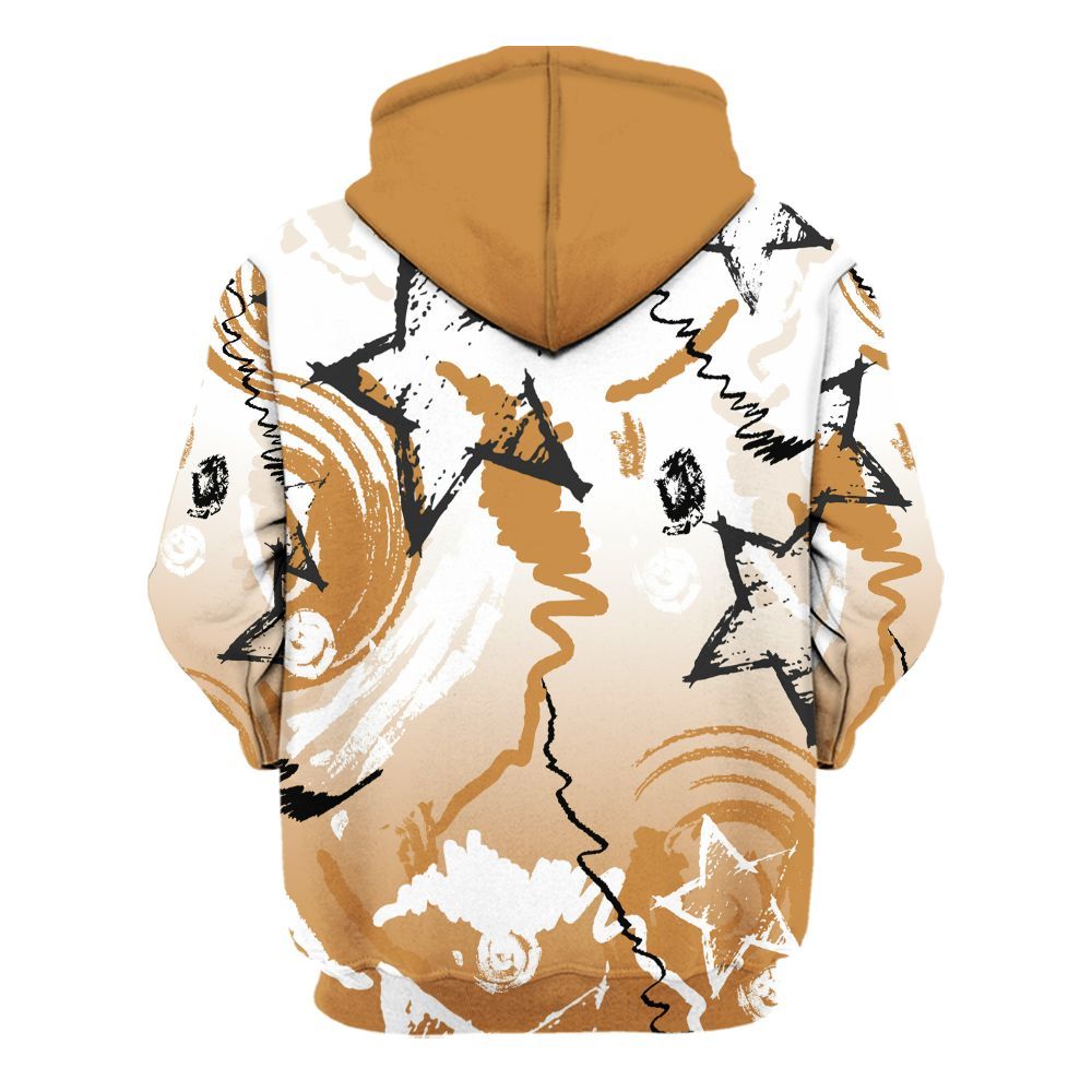 Hoodie To Match Dunk Low Nature Wheat Suede - Grind Shine Later Drip All Over Print