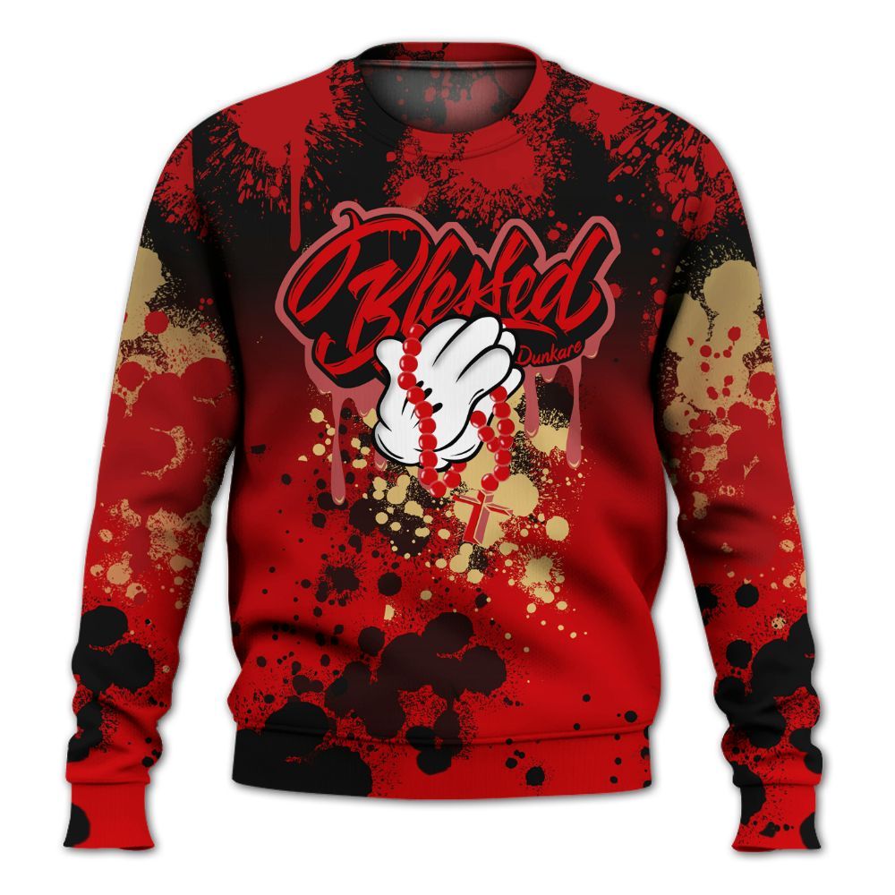 Sweatshirt To Match Ja 2 Halloween - God Blessed Ink Drip All Over Print