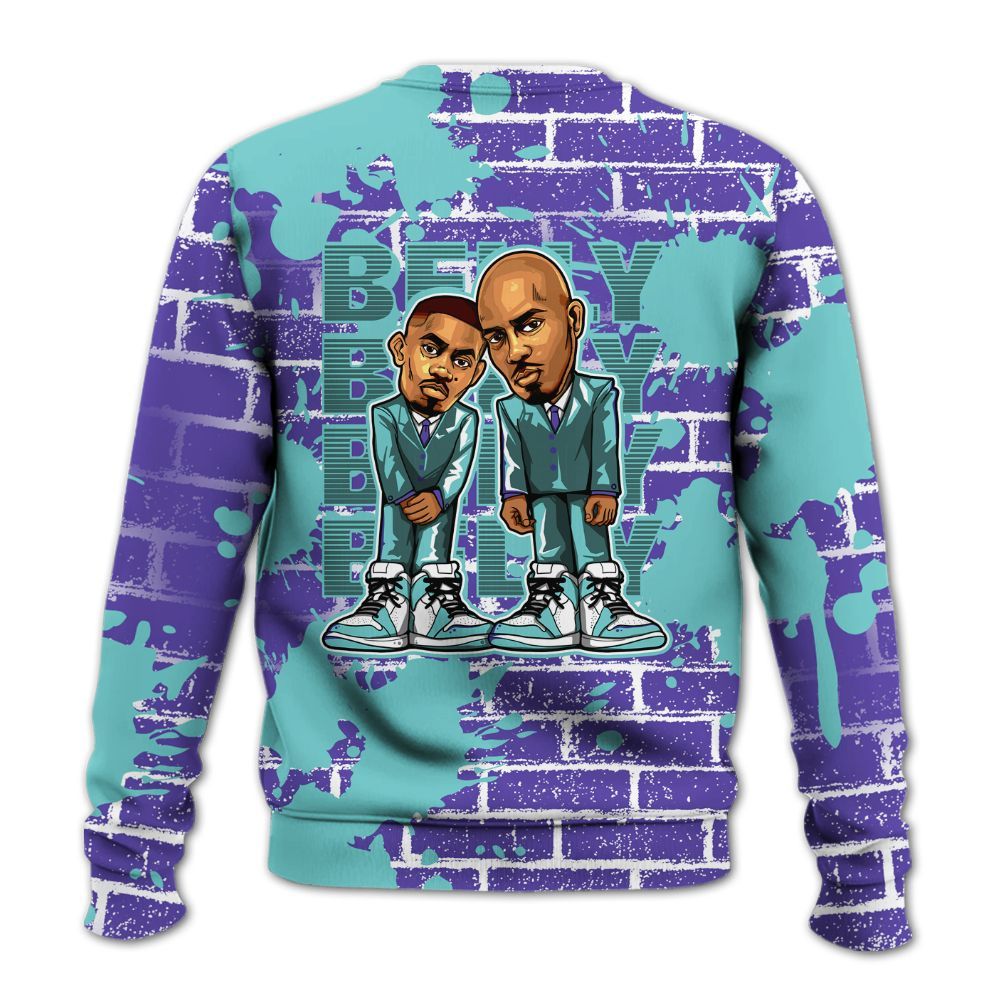 Sweatshirt To Match Low Hornets 1s - Belly Sneakers Graphic Halloween All Over Print