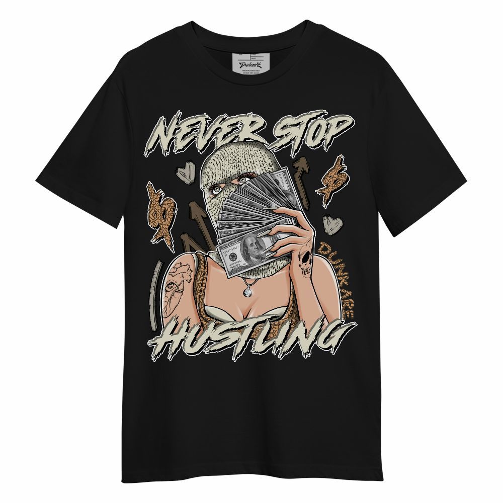Shirt To Match Orewood Brown 3s - Hustling Unque Unisex Shirt
