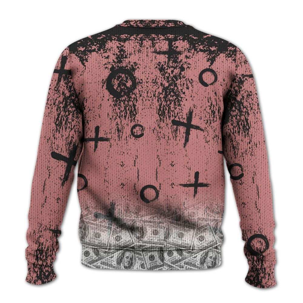 Knitted Sweater To Match Low OG Rust Pink 1s - Selfmade Unique Grunge