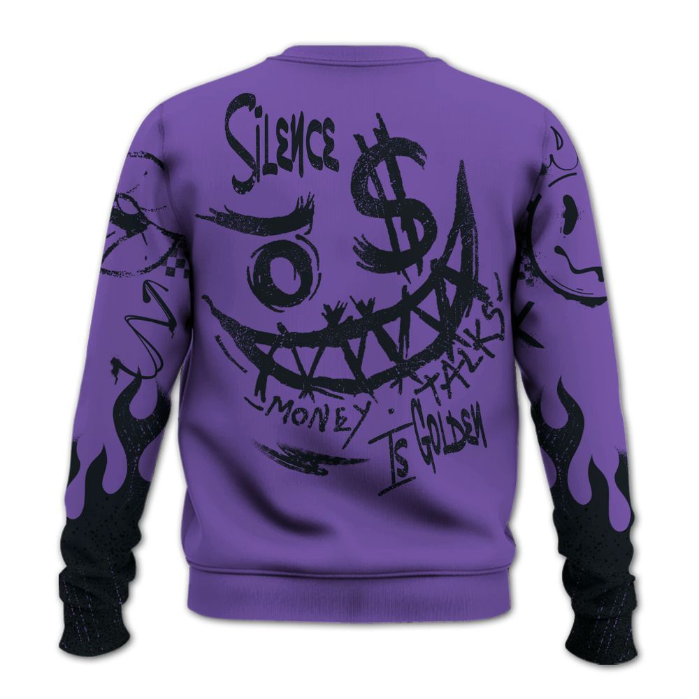 Sweatshirt To Match Canyon Purple 4s - Mouth Burning Street Style All Over Print