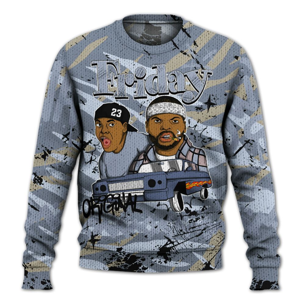 Knitted Sweater To Match Ja 2 Induction - Friday Sneaker Crayon