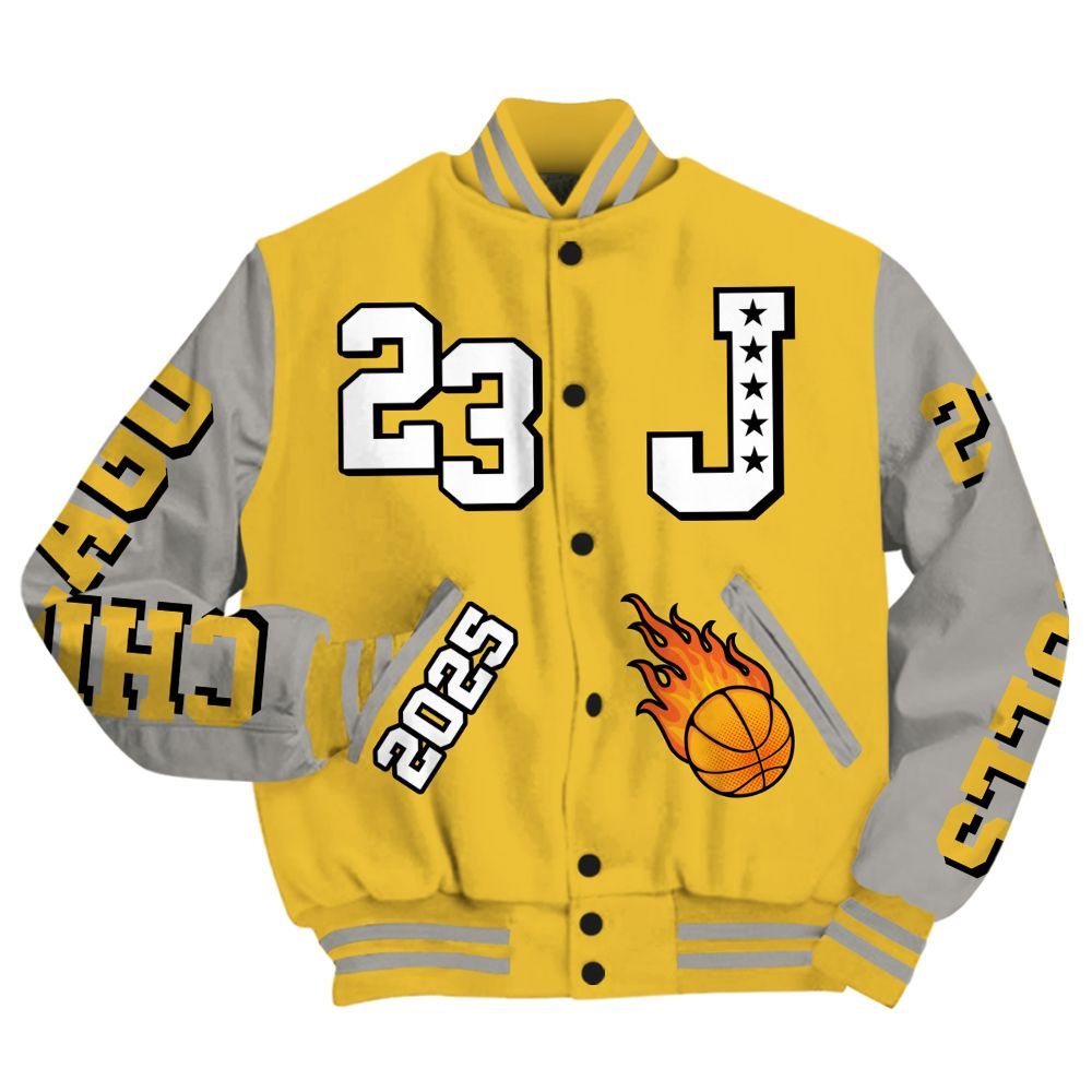 Varsity Jacket To Match Low Yellow Python 11s, DS_NAME All Over Print