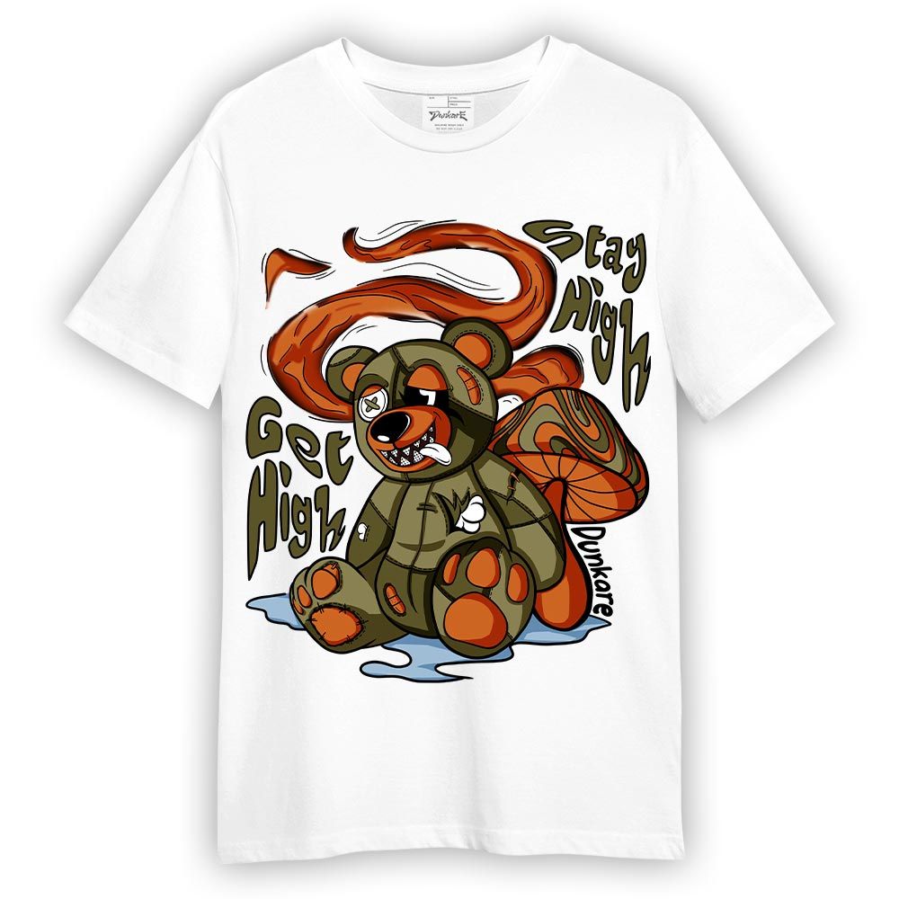 Shirt To Match T-shirt Get High Bear, Olive 5s T-shirt To Match Sneaker 2504 NCMD