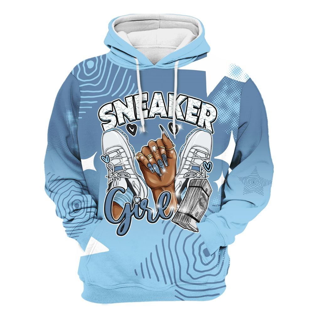 Hoodie To Match Legend Blue 11s - Sneakerz Girlz Unique Starz All Over Print
