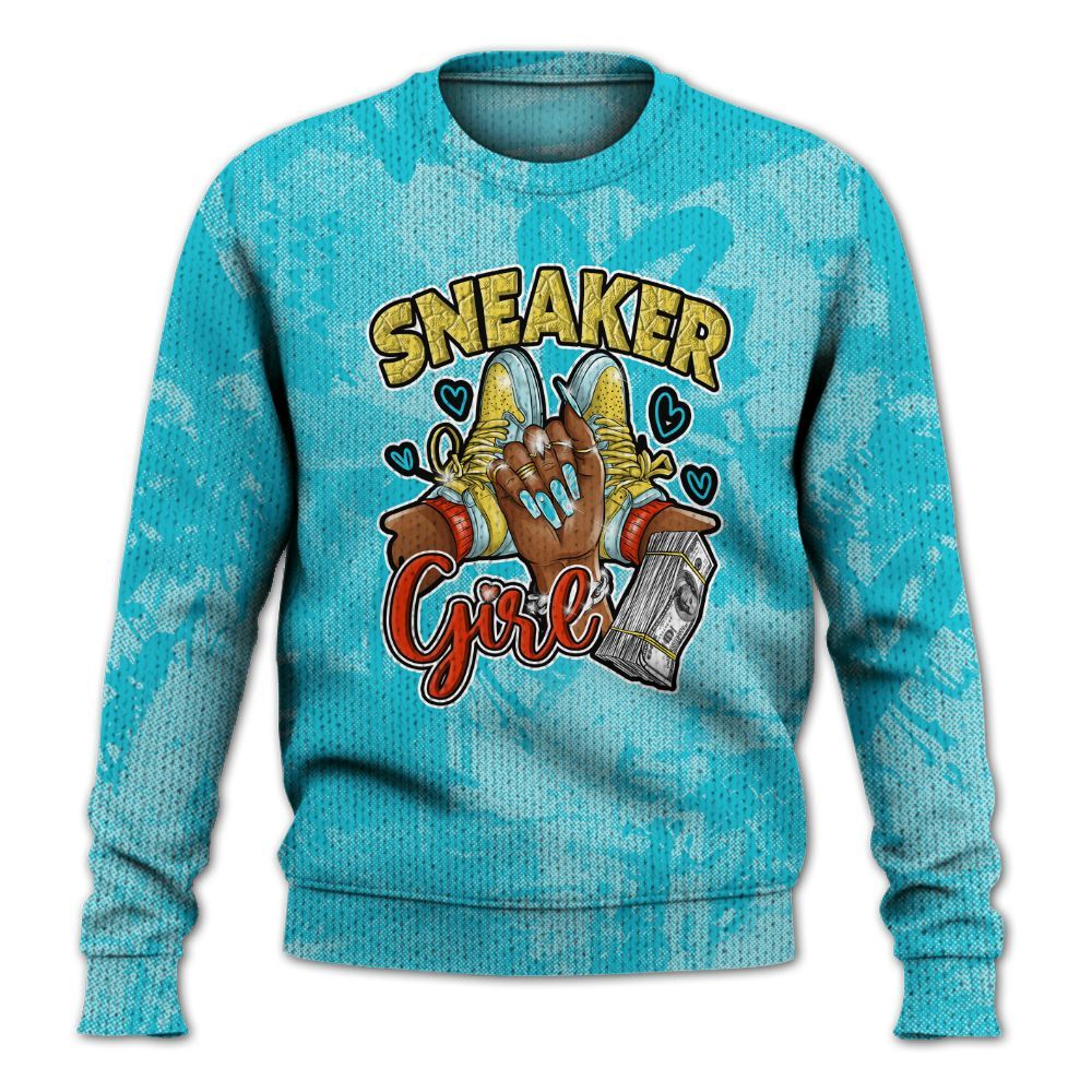 Knitted Sweater To Match Dunk Low KD 17 N7 - Sneakerz Girlz Heart Grunge