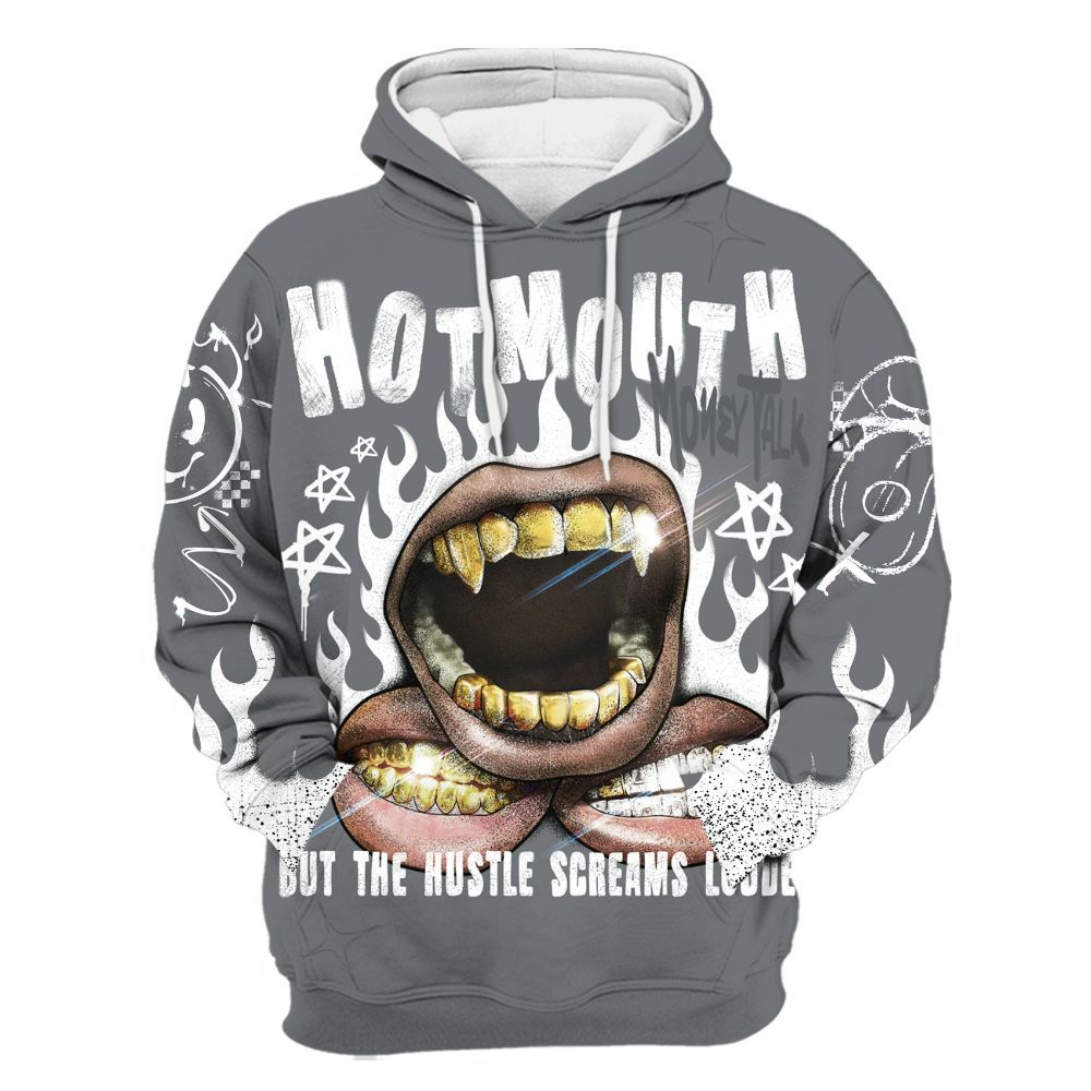 Hoodie To Match Retro Fire Red 9s - Mouth Burning Street Style All Over Print