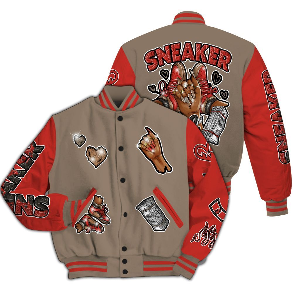 Varsity Jacket To Match Air Max Rocky Distressed - Sneakerz Girlz All Over Print
