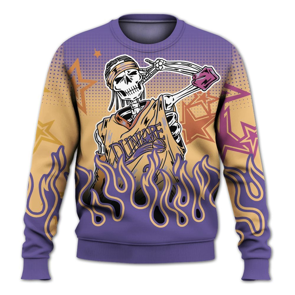 Sweatshirt To Match Book Sunset 1s - Allen Answer Unique Fire Custom Name All Over Print