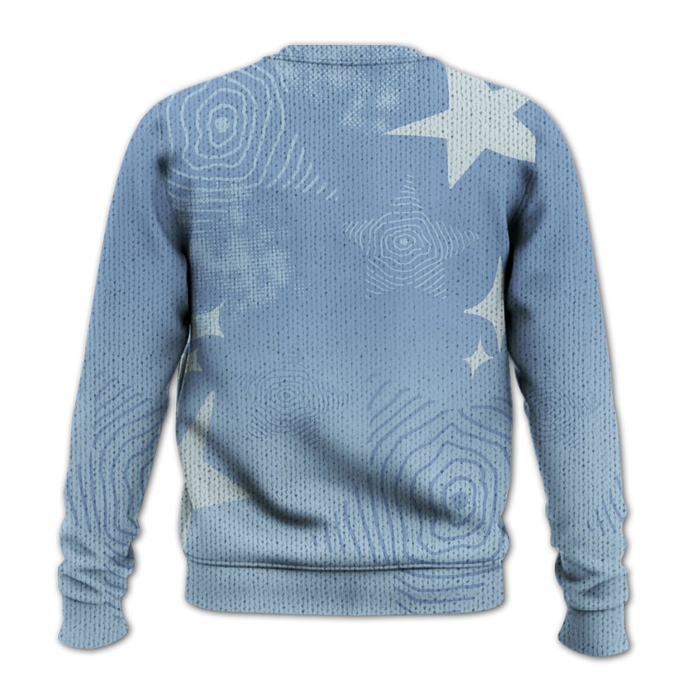 Knitted Sweater To Match Forget Me Not 4s - Sneakerz Girlz Unique Starz