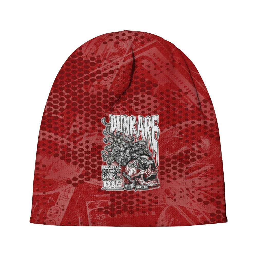 Beanie Hat To Match Red Taxi 12s - From Rags To Riches Graphic