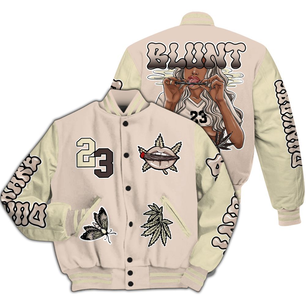 Varsity Jacket To Match A Ma Maniere X Fossil Stone 4s - Bluntz Unique All Over Print