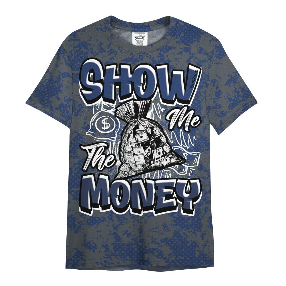 Shirt To Match Retro Flint 13s - Show Me The Money Retro All Over Print