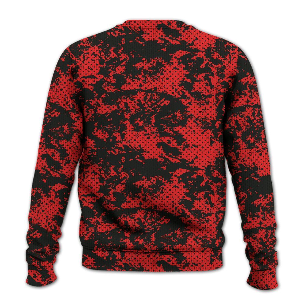 Knitted Sweater To Match Red Thunder 4s - Show Me The Money Retro