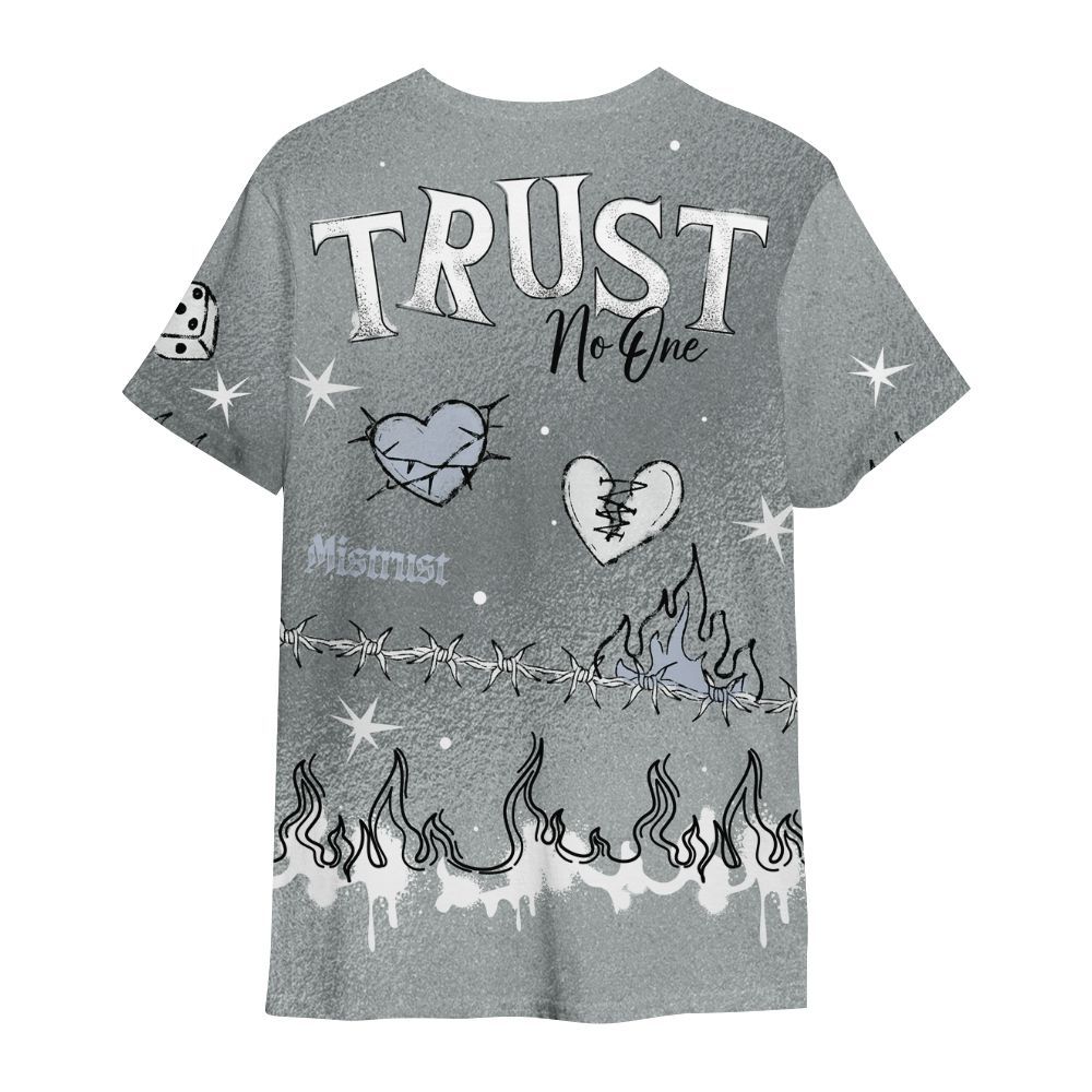Shirt To Match White Metallic 2026 5s - Trust No One Snake-Bite Doodle Crayon All Over Print