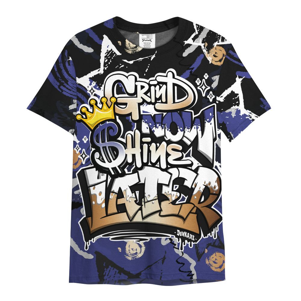 Shirt To Match JM Pro Black Concord - Grind Shine Later Drip All Over Print