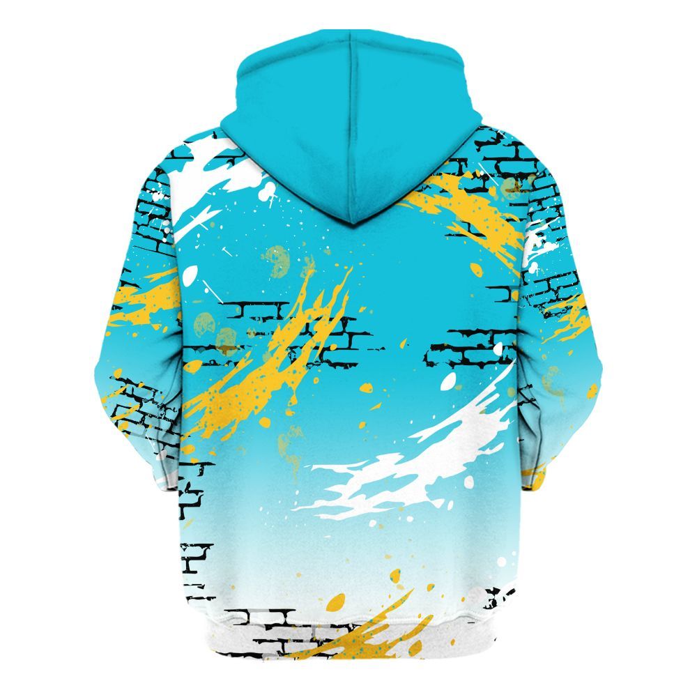 Hoodie To Match Retro Aqua 5s - Values Of Loyalty Drip All Over Print