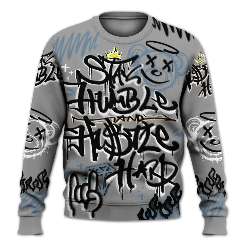 Sweatshirt To Match Black Chrome 6s - Humble Drip Streetwear Graffity All Over Print